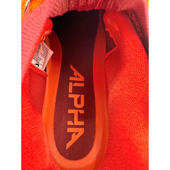 Nike Alpha Menace 4 Elite NRG Mens Sz 13 Orange Red Football Cleats FQ4046-600‎